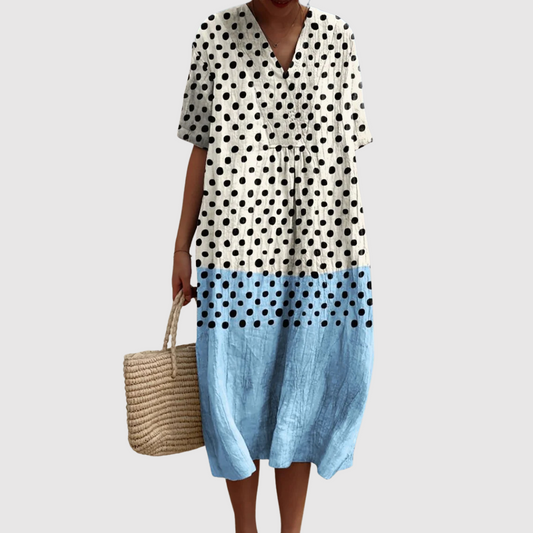 Alessia | Luchtige zomerjurk met korte mouwen