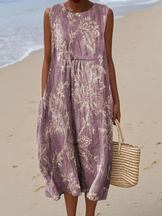 Mia | Luchtige en mouwloze zomerjurk